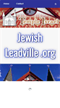 Mobile Screenshot of jewishleadville.org